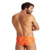 ARENA Men's Swim Brief Puzzled Team Print MaxLife Athletic Swimwear Professional Training Swimsuit Sports Bathing Suit, Black/Orange Multi, US Size 22 view 2