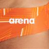 ARENA Men's Swim Brief Puzzled Team Print MaxLife Athletic Swimwear Professional Training Swimsuit Sports Bathing Suit, Black/Orange Multi, US Size 22 view 4