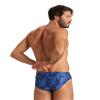 ARENA Men's Swim Brief Puzzled Team Print MaxLife Athletic Swimwear Professional Training Swimsuit Sports Bathing Suit, Navy/Navy Multi, US Size 24 view 2