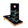 Skip's Garage Work Hard Play Hard Cornhole Boards - Includes (2) Boards (NO Bags) + (2) Board Edge Lights view 1