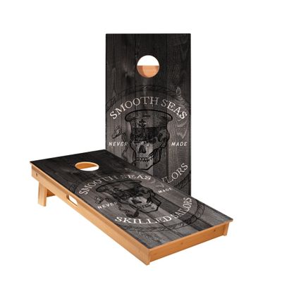 Skilled Sailors Cornhole Boards - Includes (2) Boards (NO Bags) + (2) Board Hole Lights