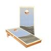 Skip's Garage Blue Waves Cornhole Boards - Includes (2) Boards (NO Bags) + (2) Board Hole Lights view 1