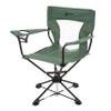 ARROWHEAD OUTDOOR 360 Degree Swivel Hunting Chair Stool Seat, Perfect for Blinds, No Sink Feet, Supports up to 450lbs, Carrying Case, Steel Frame, Fishing, High-Grade 600D Canvas, USA-Based Support view 1