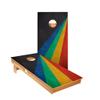 Angled Stripes Cornhole Boards - Includes (2) Boards (NO Bags) + (1) Case & (2) Hole Lights view 1