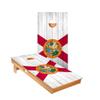 Skip's Garage Florida Flag Cornhole Boards - Includes (2) Boards (NO Bags) + (2) Board Edge Lights view 1