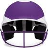 RIP-IT | Vision Pro Softball Batting Helmet with Face Mask | Matte | Two-Tone Purple S/M | Lightweight Womens Sport Equipment view 3