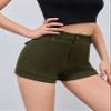 CRTGW Shorts for Women Roll Hem Slant Pocket Shorts (Size : Medium) view 4