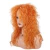 MEIRIYFA 80s Rocker Punk Wig Long Curly Wig for Men and Women Retro Mullet Wigs for Halloween Costume Cosplay Party (Orange) view 2