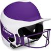 RIP-IT | Vision Pro Softball Batting Helmet with Face Mask | Matte | Two-Tone Purple M/L | Lightweight Womens Sport Equipment view 1