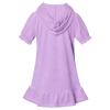 Girls Hooded Zip Terrys Coverups Swim Beach Cover Up Cotton Summer Short Sleeve Bathing Suit (Purple, 10-11 Years) view 2