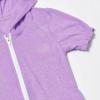Girls Hooded Zip Terrys Coverups Swim Beach Cover Up Cotton Summer Short Sleeve Bathing Suit (Purple, 10-11 Years) view 4