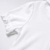 Girls Hooded Zip Terrys Coverups Swim Beach Cover Up Cotton Summer Short Sleeve Bathing Suit (White, 10-11 Years) view 4