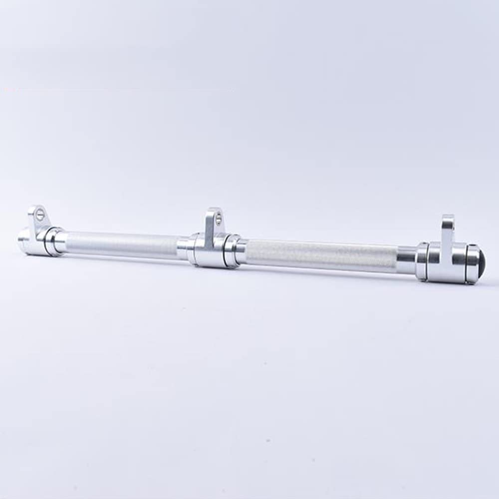 FREAZE LAT Pull Down Bar with Revolving Double Hook, Pulley Machine Straight Bar Resistance Bands Bar, Tricep Pull Down Attachment for Strength Training (Size : 63cm/25)