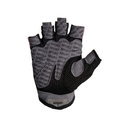 NUTRI PLUS FIT Unisex Workout Gloves, Fingerless Weight Lifting Gym Exercise Gear, Full Palm Protection, Extra Grip, Small Grey