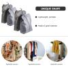 BESPORTBLE 4pcs Shoe Storage Bag Travel-friendly Organizer for Sneakers and Clothes Pouch for Packing and Travel Use Grey view 4