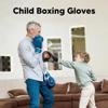 Psytfei Kids Boxing Glove 3-12 Years Old Sparring Glove Junior Boxing Gloves Youth Training Gloves Heavy Bag Gloves(Black) view 4