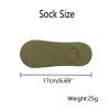 YOLAI Men No Show Liner Socks Solid Low Cut Socks Summer Breathable Lightweight Ankle Socks (Green, One Size) view 3