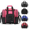 DAFISKY Bowling Ball Bag for Single Ball - Bowling Bag Tote for 1 Ball and Shoes with Padded Holder, 2 Pockets Fits Men & Women bowling Shoes Up To Mens Size 14, PINK view 1
