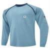 VANDISI FR Shirts for Men 100% Cotton 5.5oz Lightweight NFPA2112/CAT2 Flame Resistant Shirts for Men Long Sleeve Multi-Pockets Smoke Blue view 1