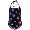 Love Puerto Rico Heartbeat Girl's One Piece Swimsuits Beach Sport Halter Bathing Suit Cute Print Swimwear 6-7Y110cm view 1