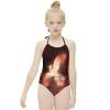 Mythical Firebird Phoenix Girl's One Piece Swimsuits Beach Sport Halter Bathing Suit Cute Print Swimwear 12-14Y170cm view 3
