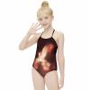 Mythical Firebird Phoenix Girl's One Piece Swimsuits Beach Sport Halter Bathing Suit Cute Print Swimwear 12-14Y170cm view 4