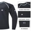 VANDISI FR Shirts for Men 100% Cotton 5.5oz Lightweight NFPA2112/CAT2 Flame Resistant Shirts for Men Long Sleeve Multi-Pockets Black view 4