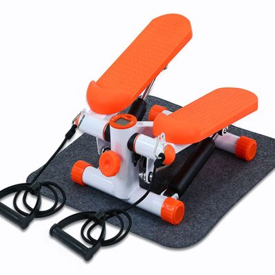 HUHJYUGE Stepper for Exercise, Mini Stepper for Home, Portable Stair Stepper, Vertical Climber Exercise Machine, with LCD Monitor and Resistance Bands,120kg Weight Capacity (B)