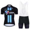 2023 Pro Team Cycling Jersey Set For Men,Breathable MTB Bike Shirt Bib Short Kits GEL Paddad (L) view 1