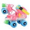 Adjustable Roller Skates for Kids Double Row Wheels with PU Wheels and Brake System Youth Inline Skates for Boys Girls Age 5-12 Years