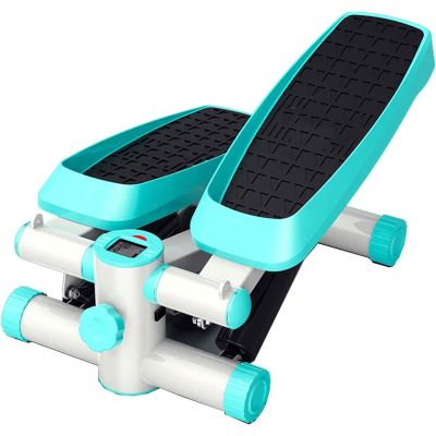 HUHJYUGE Exercise Stepping Machine, Portable Mini Stair Stepper for Home, Cardio Training Step Climber Machine, with Resistance Bands and LCD Monitor, for Home Gym Workout (B)