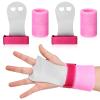 VANZACK 4 Pcs Gymnastics Grips and Wristbands Bar Grips Palm Protection and Wrist Support Bands for Workout Exercise Weight Lifting view 1