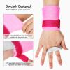 VANZACK 4 Pcs Gymnastics Grips and Wristbands Bar Grips Palm Protection and Wrist Support Bands for Workout Exercise Weight Lifting view 2
