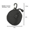Small EDC Pouch Bag Molle Tactical Wallet, Accessories, Coin Purse, Key Case, Keychain Pouch, Earphone Case, Military Gear Waterproof (Black) view 4