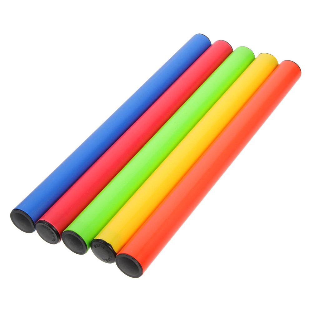 BESPORTBLE 5pcs Boys and Girls Relay Sticks Running Gear Track Relay Sticks for School Competition