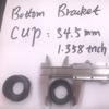 266mm Conversion Kit Crank Set Bottom Bracket for Gas Motorized Bicycle view 4