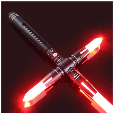 Force FX Lightsaber Toy Adult Heavy Dueling Lightsaber with 10 Set of Sound Fonts RGB 19 Infinite Color Change Smooth Swing Metal Hilt Kylo Ren Light Saber for Cosplay, Birthday Gift