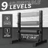 GMWD Bulgarian Split Squat Stand, One Leg Squat Roller, Single Leg Squat Stand, Lower Body Specialty Machine, Black view 3
