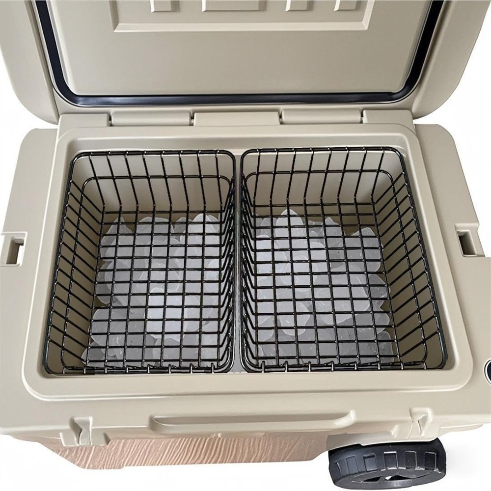 2 Pack Cooler Basket for Yeti Tundra Haul,Stays Food Chilled and Dry, Compatible with Other Cooler Accessories Cooler Locks, Dividers, Ice etc (Tundra Haul 2 Pack)