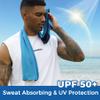 Sukeen Cooling Towels 8 Pack (40"x 12"), Cooling Towels for Neck and Face, Microfiber Breathable Towel for Hot Weather, Sweat Towel for Gym, Sport, Yoga, Golf, Workout, Camping, Running view 4
