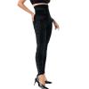 Fashion Leggings for Women Elastic Jeans Leggings Thermal Stripe Print Imitation Denim Leggings Tights Hiking Pant view 4