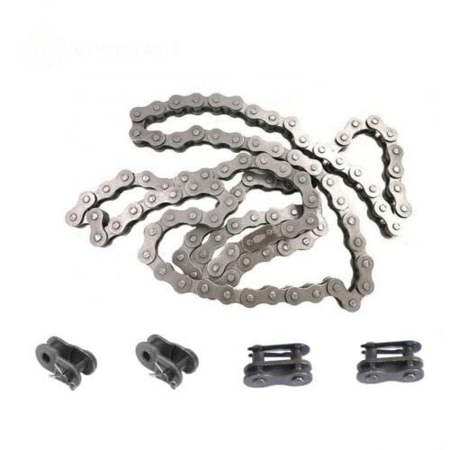 #415 Bike Chain, 2pcs Chain Link (Lock) & 2pc Half Link- 2 Stroke 80cc, YD100 Gas Motorized Bicycle