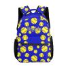 SunFancyCustom Softball Throw Blue Backpack Personalized Waterproof Casual Daypack Gift for Holiday Birthday view 1