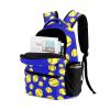 SunFancyCustom Softball Throw Blue Backpack Personalized Waterproof Casual Daypack Gift for Holiday Birthday view 4