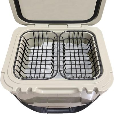 2-Pack Cooler Basket Compatible with Yeti Roadie 24 and 32, Dry Goods Wire Cooler Rack Storage Will Keep Smaller Items Dry and Stay Goods High for Roadie 24 Ice Chest Good to Hold Fruit, Utensils, etc