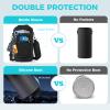 1 Gallon Water Bottle with Straw - 128oz Stainless Steel Water Jug with Sleeve Carrier Bag, Auto Spout Lid, Paracord Handle, Large Insulated Water Bottles Gallon Water Jug, Metal Hydro Thermo Flask view 4