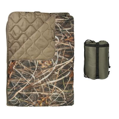 LOOGU Grass Camo Blanket Waterproof Poncho Liner for Outdoor Camping, Hiking, Hunting, Survival, Backpacking, Picnicking, Fishing Trips