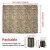 LOOGU Grass Camo Blanket Waterproof Poncho Liner for Outdoor Camping, Hiking, Hunting, Survival, Backpacking, Picnicking, Fishing Trips view 2