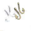 100pcs bronze/silver 31x13mm Zinc alloy fish hook pendant necklace bracelet jewelry accessories view 1