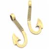 100pcs bronze/silver 31x13mm Zinc alloy fish hook pendant necklace bracelet jewelry accessories view 2